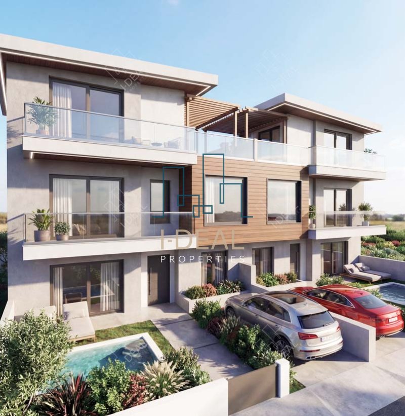 Luxusneubau Maisonette mit privatem Pool zum Verkauf in Nea Michaniona | Energieklasse A+