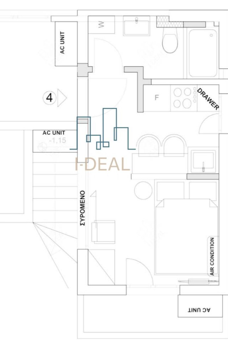 Luxus-Wohnung am Meer zum Verkauf in Agia Triada, Thessaloniki – 90 m vom Strand entfernt – komplett renoviert und möbliert (Feb 2026) · Foto 3