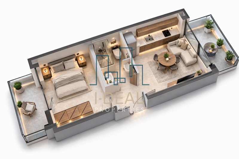Modernes Apartment 30 m vom Meer entfernt – hervorragende Investitionsmöglichkeiten